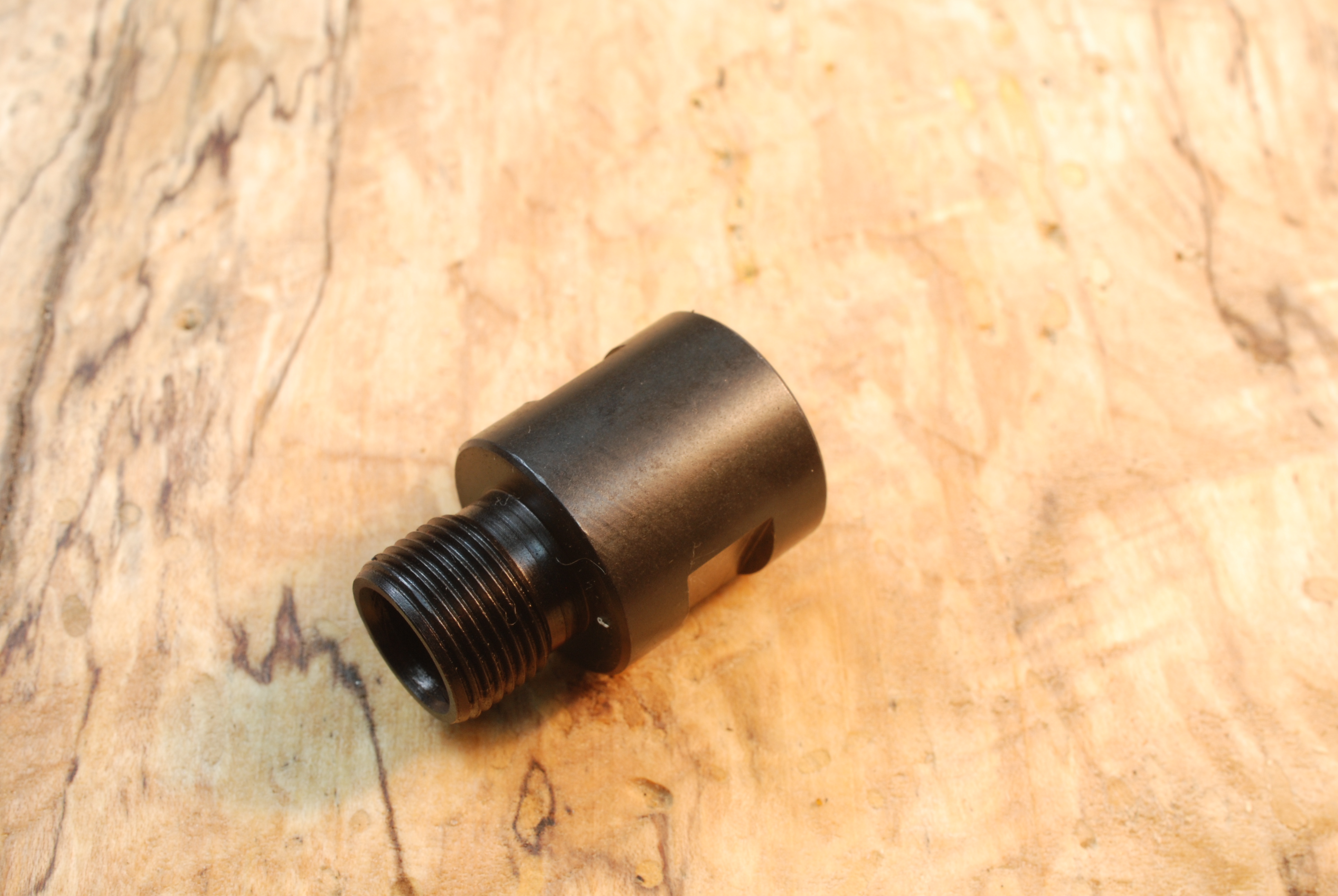 1/2" X28 Barrel End Threaded Pitch Adapter Female 1/2-20 Unf To Male 1/2-28 Unef 