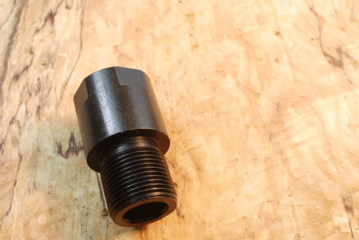 14 mm x 1 LH (female) to 5/8"24 (male) Barrel Adapter Thread Converter