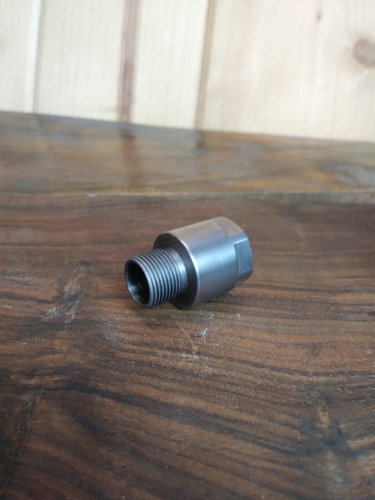 STAINLESS STEEL Barrel EXTENSION, Threaded Adapter 1/228 TPI to 1/228