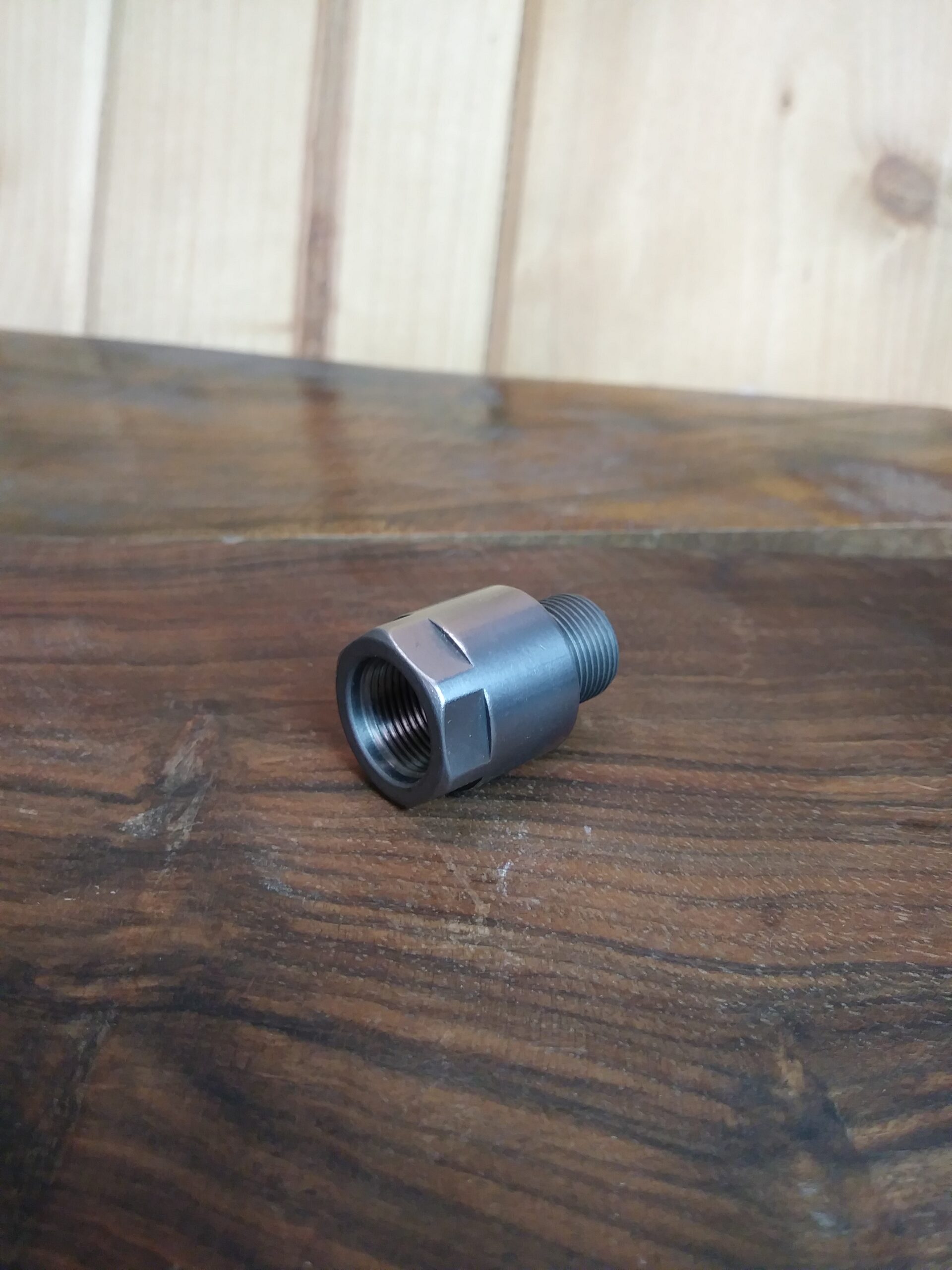Threaded Adapter 2-1/4" Extra Long by 1/2-28 TPI to 1/2-28 TPI Barrel EXTENSION 