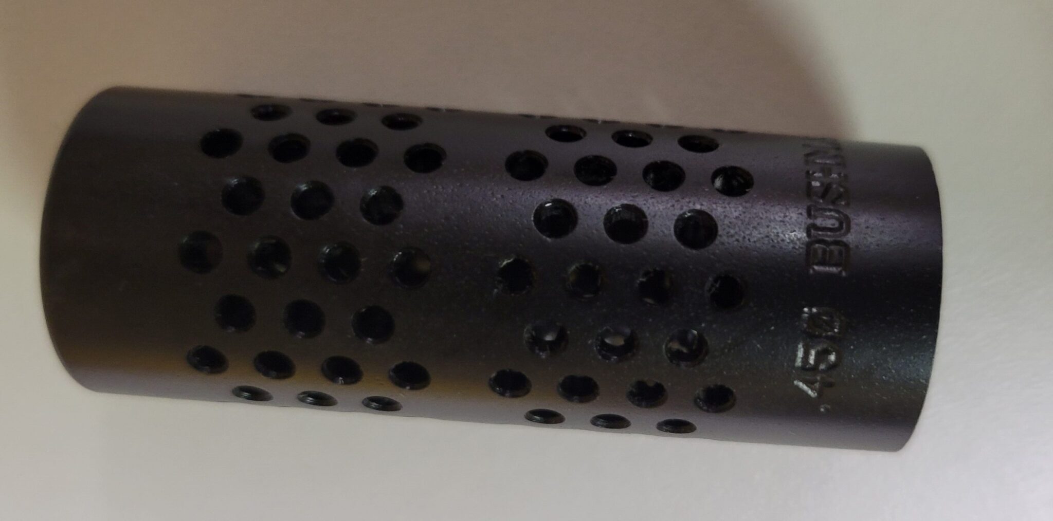 Black Phosphate Muzzle Brake/Compensator For .450 Bushmaster - 11/16x24 Thread