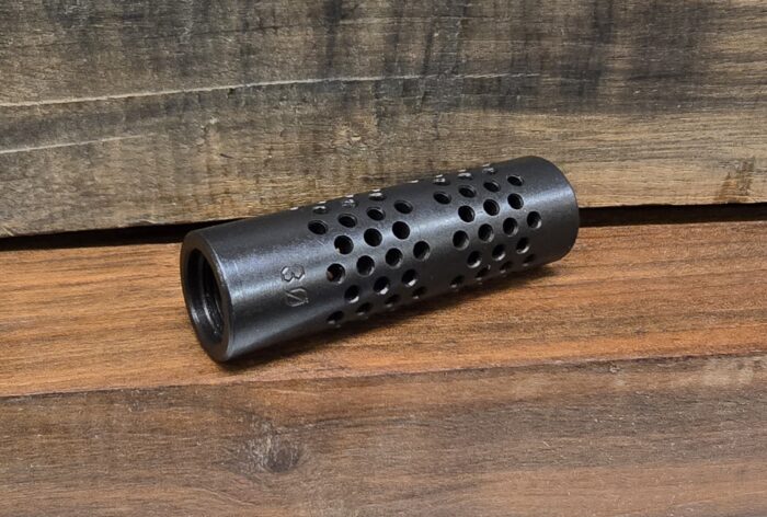 7/16"×28 RH Classic Muzzle Brake / Compensator [FOR: .30 caliber, 0.625" OD] - SKU#7150 - Image 3